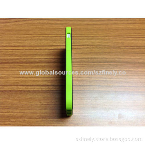 PC + TPU Bumper Cases for iPhone 5/5S, Double Injection, Ultra-thin, Lightweight and Simple